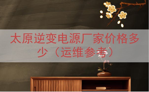 太原逆变电源厂家价格多少（运维参考）