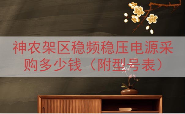 神农架区稳频稳压电源采购多少钱（附型号表）